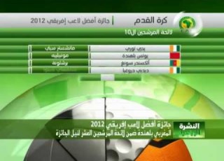 نشرة أخبار الرياضة على ميدي1تيفي 05 11 2012