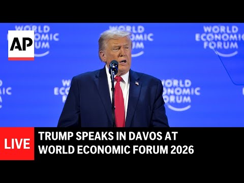 LIVE Trump Speaks At World Economic Forum 2026 In Davos Full Speech