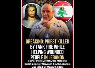 Father Pierre Al Rahi The Maronite Parish Priest Of Qlayaa In South Lebanon