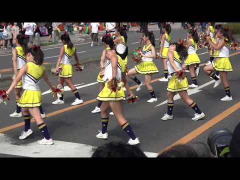 ひたちなか祭り 20190818 常磐大高 チア