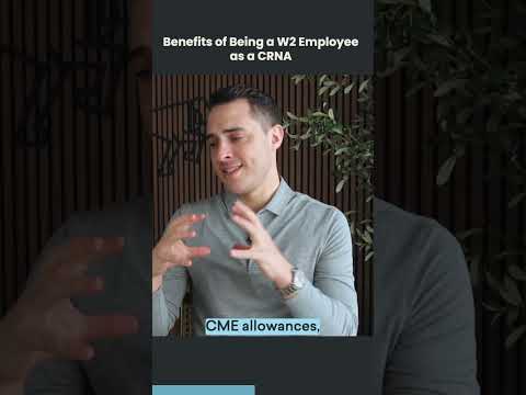 Financial Benefits Of Being A W2 Employee As A CRNA