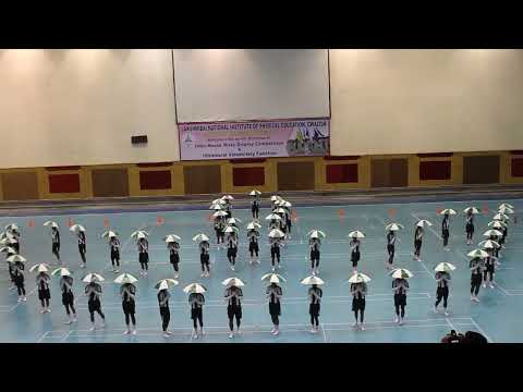 Umbrella Drill Umbrella Wave Sports Day Drill With Props Free Hand Exercise