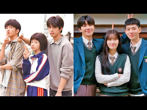 بنت عايشة مع شابين و بتعتبرهم زي إخواتها بس هما الاتنين بيقعوا في حبها ملخص مسلسل انطلق نسخة كورية