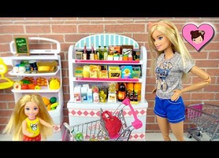  Barbie Chelsea Grocery Shopping Barbie Doll Supermarket Playset