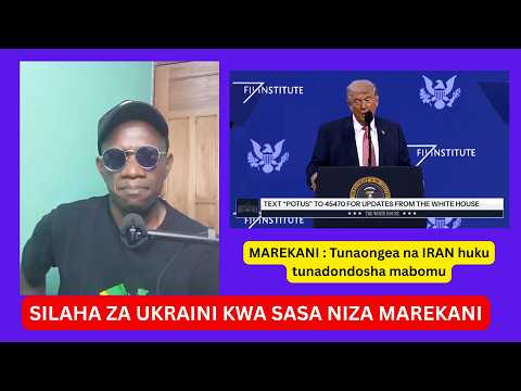 MAREKANI Tunaongea Na IRAN Huku Tunawadondoshea Mabomu SILAHA Za UKRAINI Kwa Sasa Niza MAREKANI