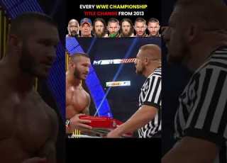 Every Time Wwe Championship Title Change From 2013 Wwe Wwechampionship