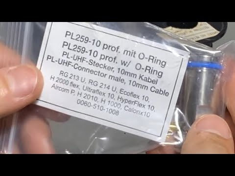 HOW TO PROPERLY INSTALL PL 259 By IK5HHA ON 10mm COAX