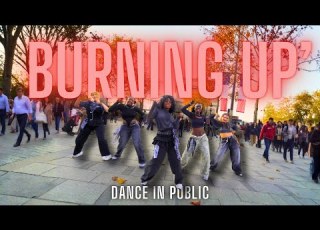  KPOP IN PUBLIC PARIS MEOVV 미야오 BURNING UP Dance Cover By Young Nation Dance MEOVV OFFICIAL