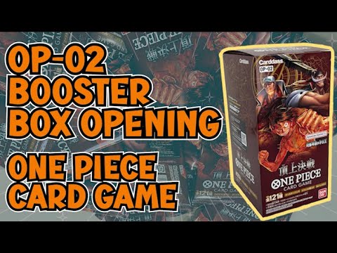 OP 02 PARAMOUNT WAR BOOSTER BOX OPENING One Piece Card Game