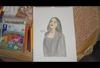 رسم الفنانة جيسيكا حسام الدين اغنية واحد تاني محمد عدوية ودبل زوكش من مسلسل منتهي الصلاحية 2025