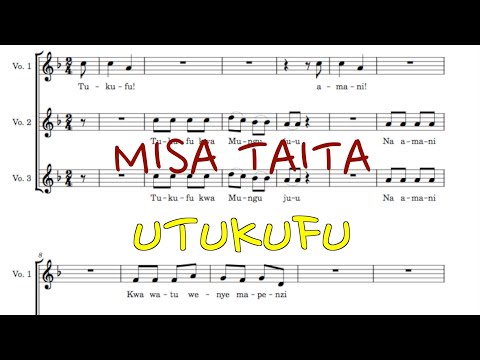 2 MISA TAITA UTUKUFU MUSIC SHEET