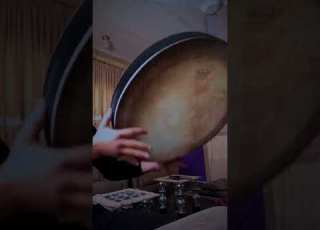 تمرين عزف الة الدف الصوفي