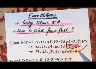 Euro Millions Lucky Star Numbers How To Find