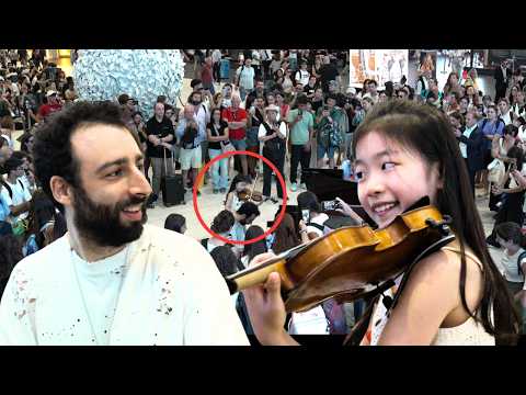 Pirates Of The Caribbean BEST Version 10 Year Old Violinist SHOCKS The Whole Airport