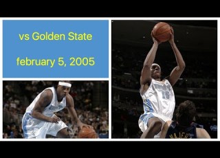 Carmelo Anthony 18 Pts Vs Golden State Warriors February 5 2005