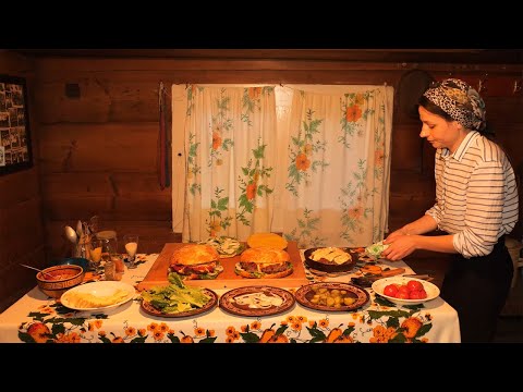 LIFE In The Mountains Of Ukraine Cooking Dinner