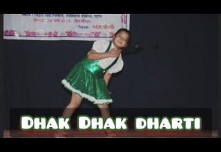 Dhak Dhak Dharti Dance Cover By Pratyksha Dance On Environment SSM Kid S Dance