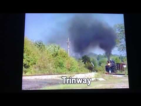 Grand Trunk 4 8 4 6325 Races Passed The Camera On A 55 Car Coal Train