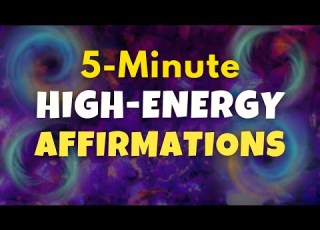  5 Minute High Energy Morning Affirmations Set To Dance Music