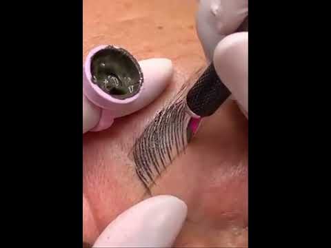 عمل تاتو مايكرو بليدنج شعرة شعرة كوافيرة لمى عمل تاتو مايكرو بليدنج شعرة شعرة كوافيرة لمى