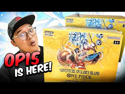 PRE RELEASE OP 15 BOOSTER BOX Early Opening Trying For ENEL MANGA ENGLISH One Piece Card Game