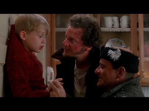 حراميه كانو عايزين يسرقو البيت فوقت الكريسماس ميعرفوش ان البيت فى طفل صغير هيظبوطهم Home Alone 1 2