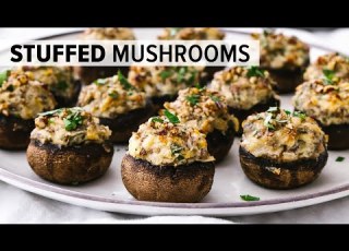  STUFFED MUSHROOMS The Best Vegetarian Recipe For Thanksgiving Christmas