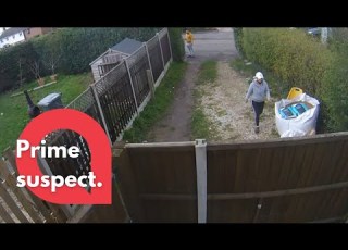  Woman Horrified After Camera Catches Delivery Person Urinating In Her Garden SWNS