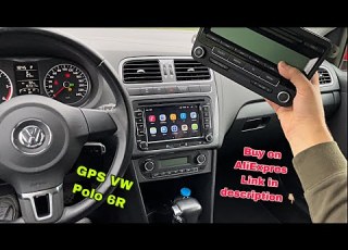  GPS CarPlay Android VW Polo 6r Install Tdi Tsi Bluetooth Tactile Poste Ecran AliExpres