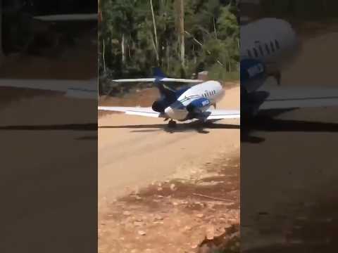 DEA Helicopter Chases Down Private Jet On South American Jungle Runway Flight Aircraft Cartel