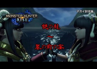 モンハンライズ ギャラリー 謎の龍 嵐の前の宴