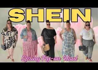  SHEIN CURVE PLUS SIZE SPRING HAUL Trendy Try On Haul Styling Tips Outfit Ideas For Curvy Women