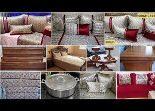  أثاث للبيع هميزات اليوم خطيرة بأثمنة مناسبة طابلة صالون غرف نوم سدادر تلامط زرابي ومزيد من الهميزات