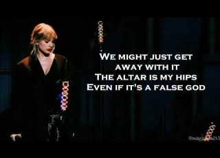  Taylor Swift False God Lyrics