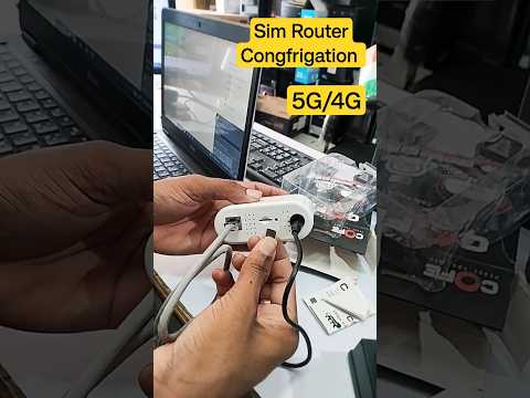 How To Connect 5G 4G Sim Router In Ethernet In Laptop Ethernet Connected 5G Sim Macnitesh Sim Wifi