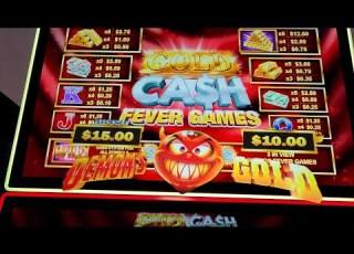  GOLD CASH FEVER GAMES VS DEMONS GOLD BONUSES