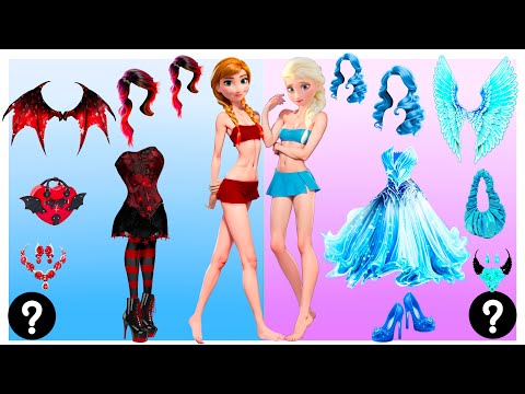 Frozen Elsa Anna Good Vs Bad Style Wow