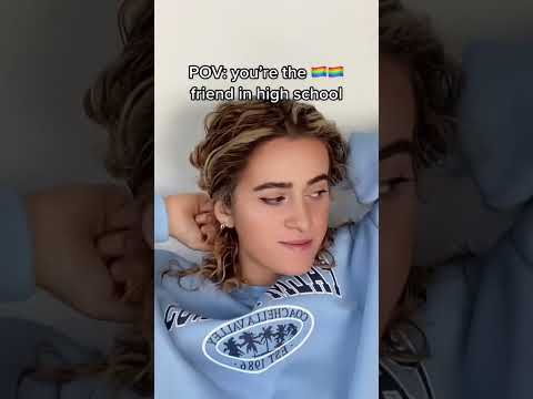 POV You Re Gay At High School Wlw Lesbian Gayjokes Gayhumour Lgbt Comingout Lesbianchristmas