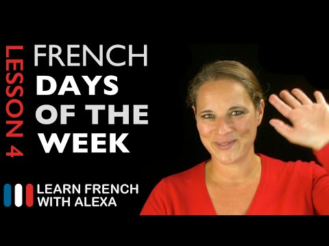 The French Days Of The Week French Essentials Lesson 4