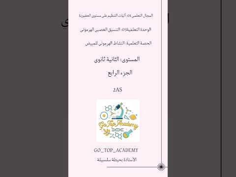 دور المثيرات الغدية وثيقة 3 1 2 ص61 بحيطة سلسبيلة Fsh LH ثانية ثانوي 2as هرمونات غذة نخامية