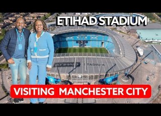 SHARON TAKING ME TO MANCHESTER CITY ETIHAD STADIUM TOUR