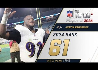  61 Justin Madubuike DT Ravens Top 100 Players Of 2024