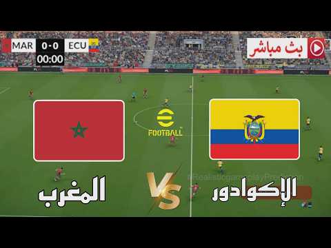 بث مباشر مباراة المغرب ضد الإكوادور وديات المنتخبات 2026 محاكاة مباراة اليوم
