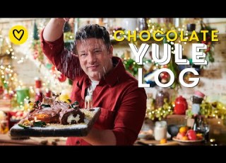  Home Made Chocolate Yule Log