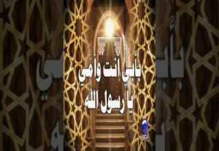 بأبي وأمي أنت يا خير الورى نشيد بمناسبة المولد النبوي الشريف