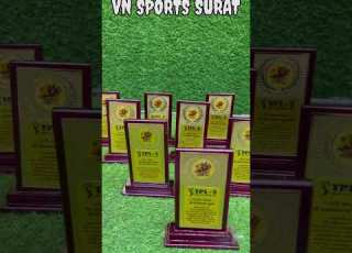 Wooden Momento VN Sports Surat 9879142025 Cricket Momentos Trophy India Ipl Viral