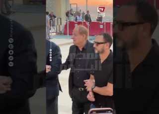  مشهد مؤثر لهاني مهنا فور وصوله عزاء هاني شاكر برفقة أحمد خالد صالح