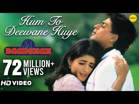 Hum To Deewane Huye HD VIDEO Shahrukh Khan Twinkle Khanna Baadshah 90 S Romantic Hindi Song