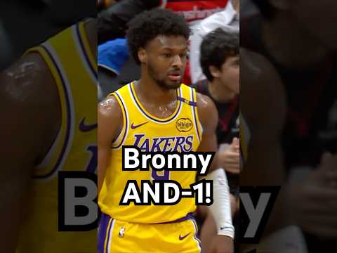 Bronny With The Tough Finish