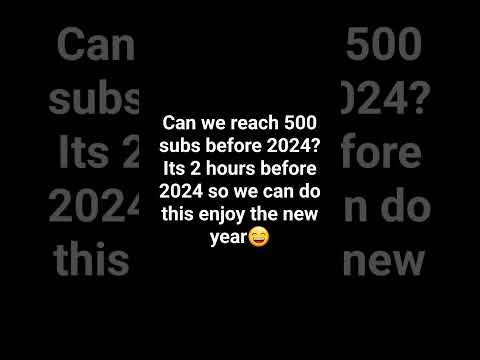 Goal Before 2024 2024